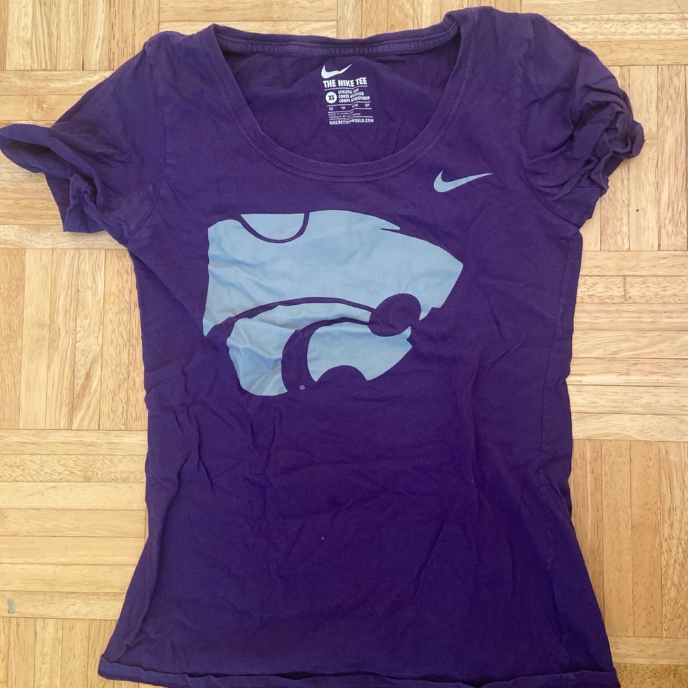Nike K-State Tee with Iconic Swoosh